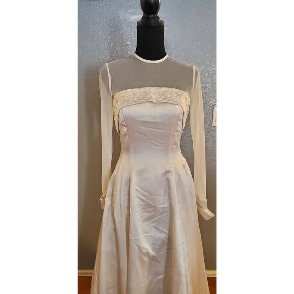 Jessica Mcclintonk Vintage Wedding white dress - Picture 5 of 15